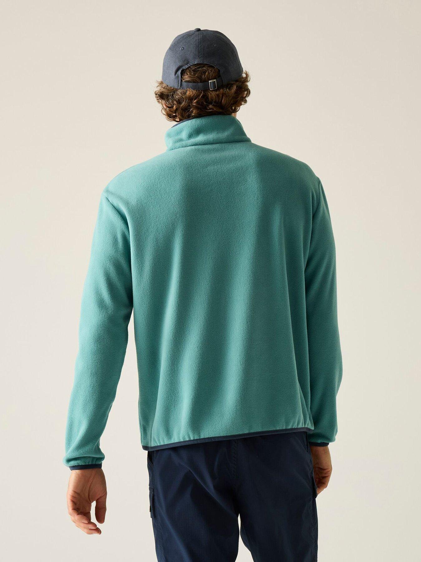 regatta-mens-frankie-half-zip-fleece-greenstillFront