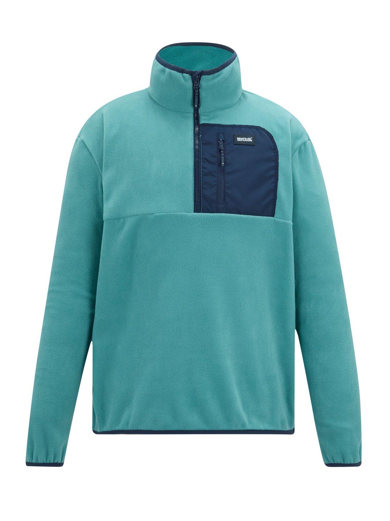 regatta-mens-frankie-half-zip-fleece-greendetail