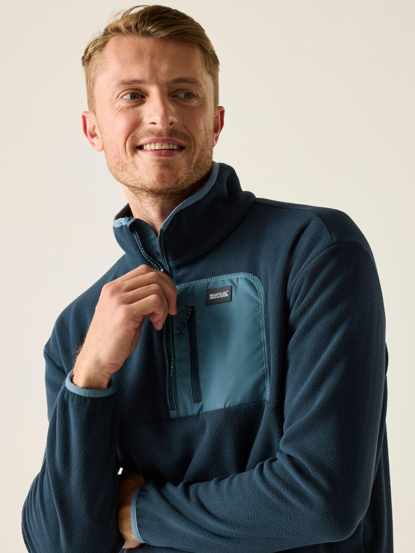 Image 4 of 7 of Regatta Mens Frankie Half Zip Fleece - Navy