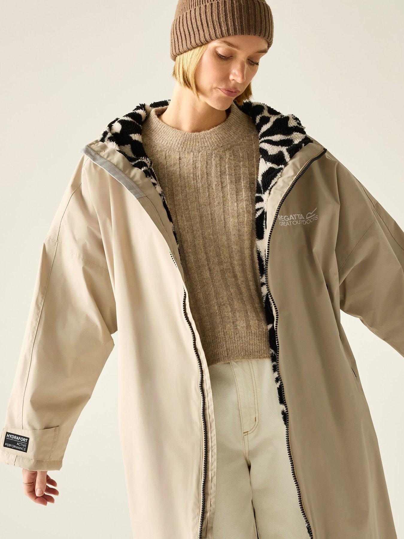 Image 1 of 7 of Regatta Adults Unisex Waterproof Robe - Brown