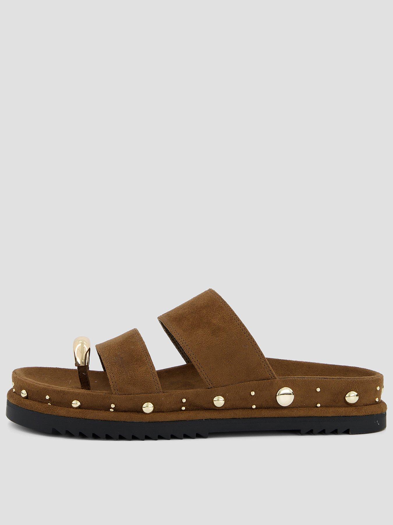 The Very Collection Double Strap Footbed Sandal