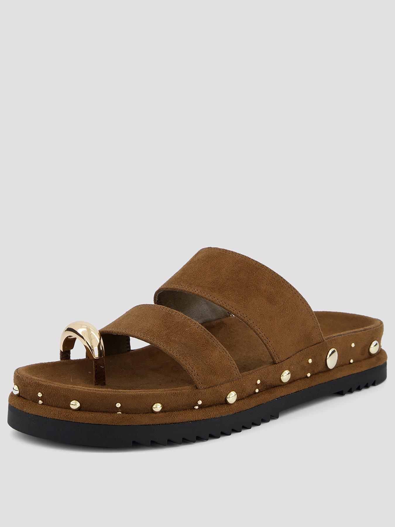 Image 2 of 7 of The Very Collection Double Strap Footbed Sandal