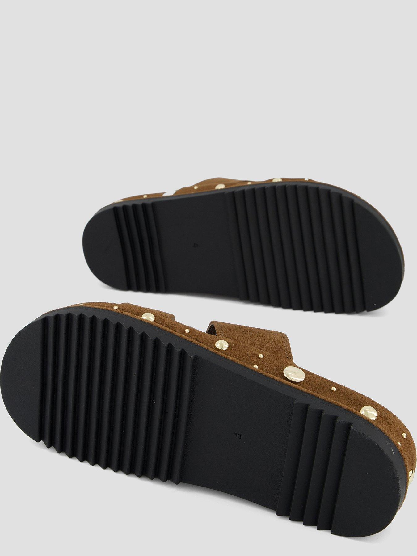 Image 4 of 7 of The Very Collection Double Strap Footbed Sandal
