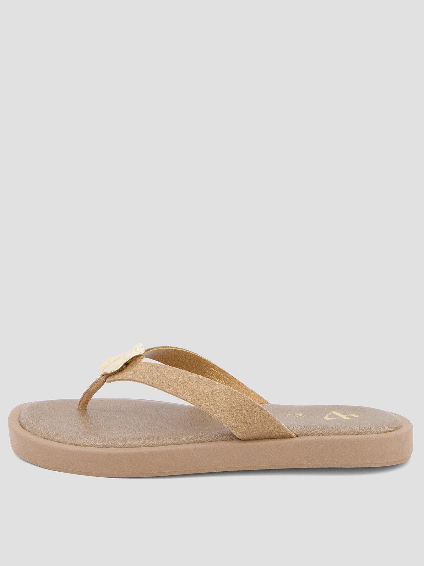 the-very-collection-leather-thong-flat-sandal-beigestillFront
