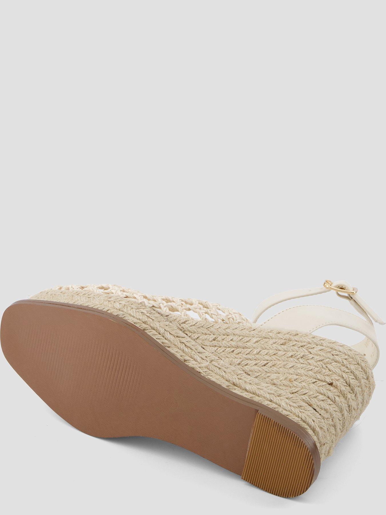 Image 4 of 5 of The Very Collection Weave Closed Toe Wedge Shoe