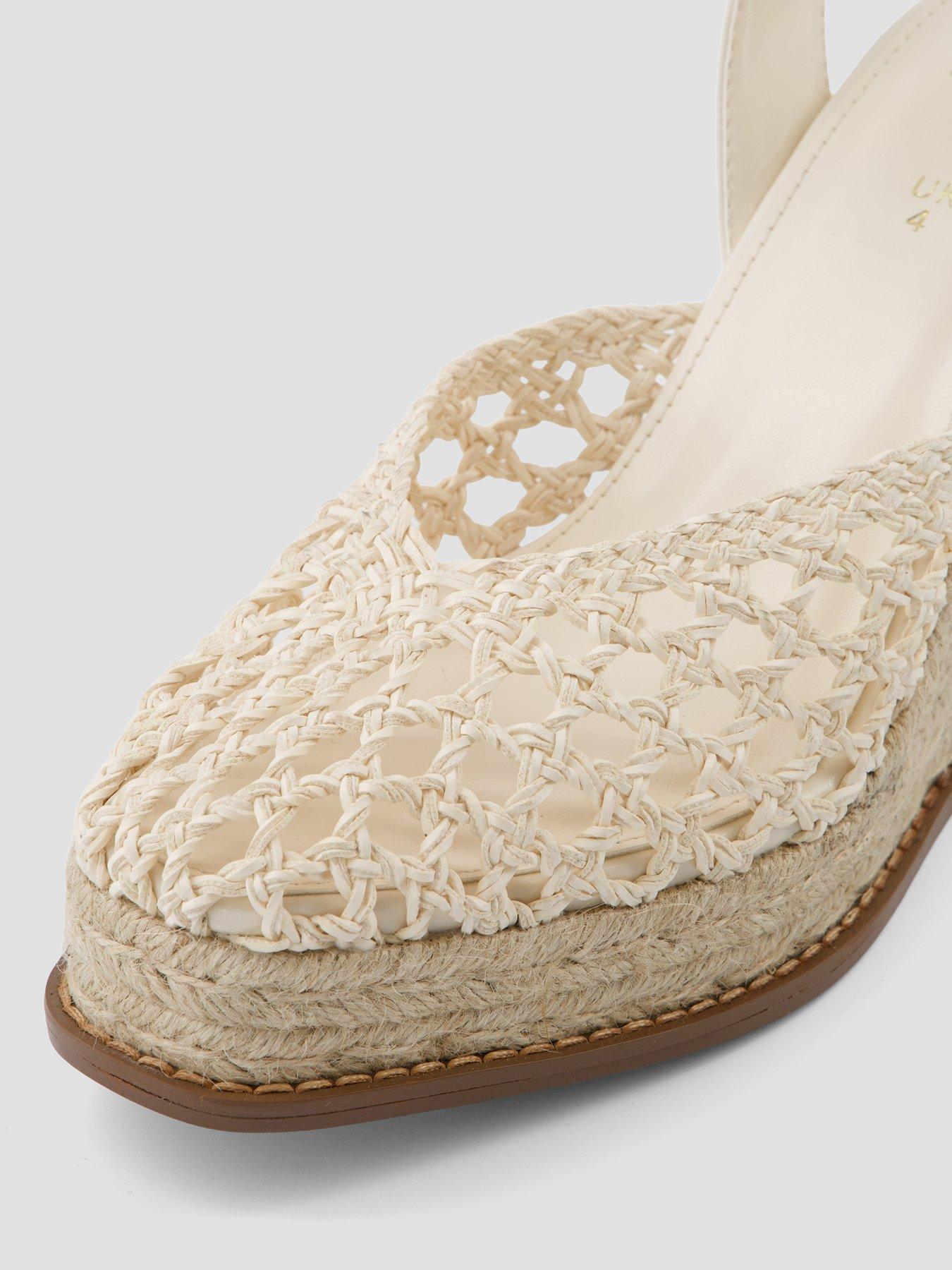 Image 5 of 5 of The Very Collection Weave Closed Toe Wedge Shoe