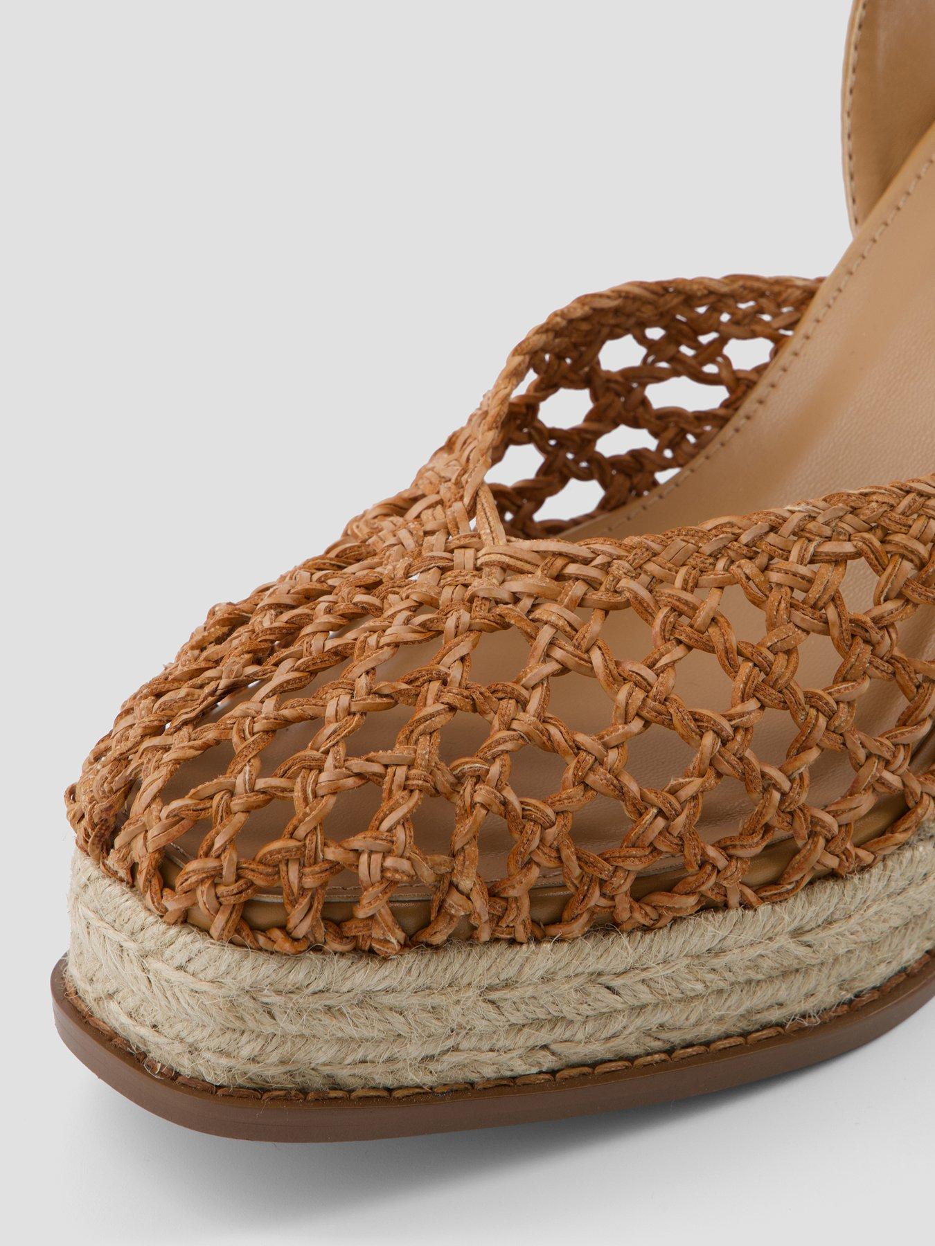 Image 5 of 5 of The Very Collection Weave Closed Toe Wedge Shoe