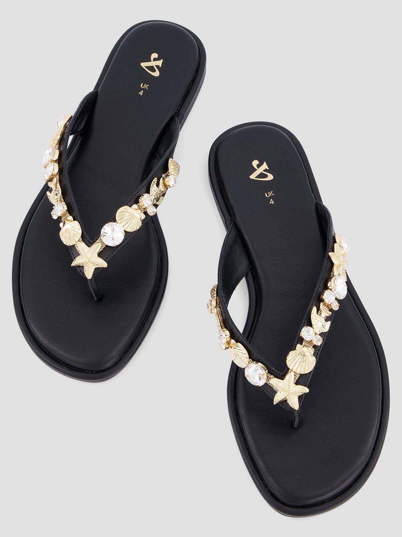 the-very-collection-embellished-toe-post-flat-sandals-blackoutfit