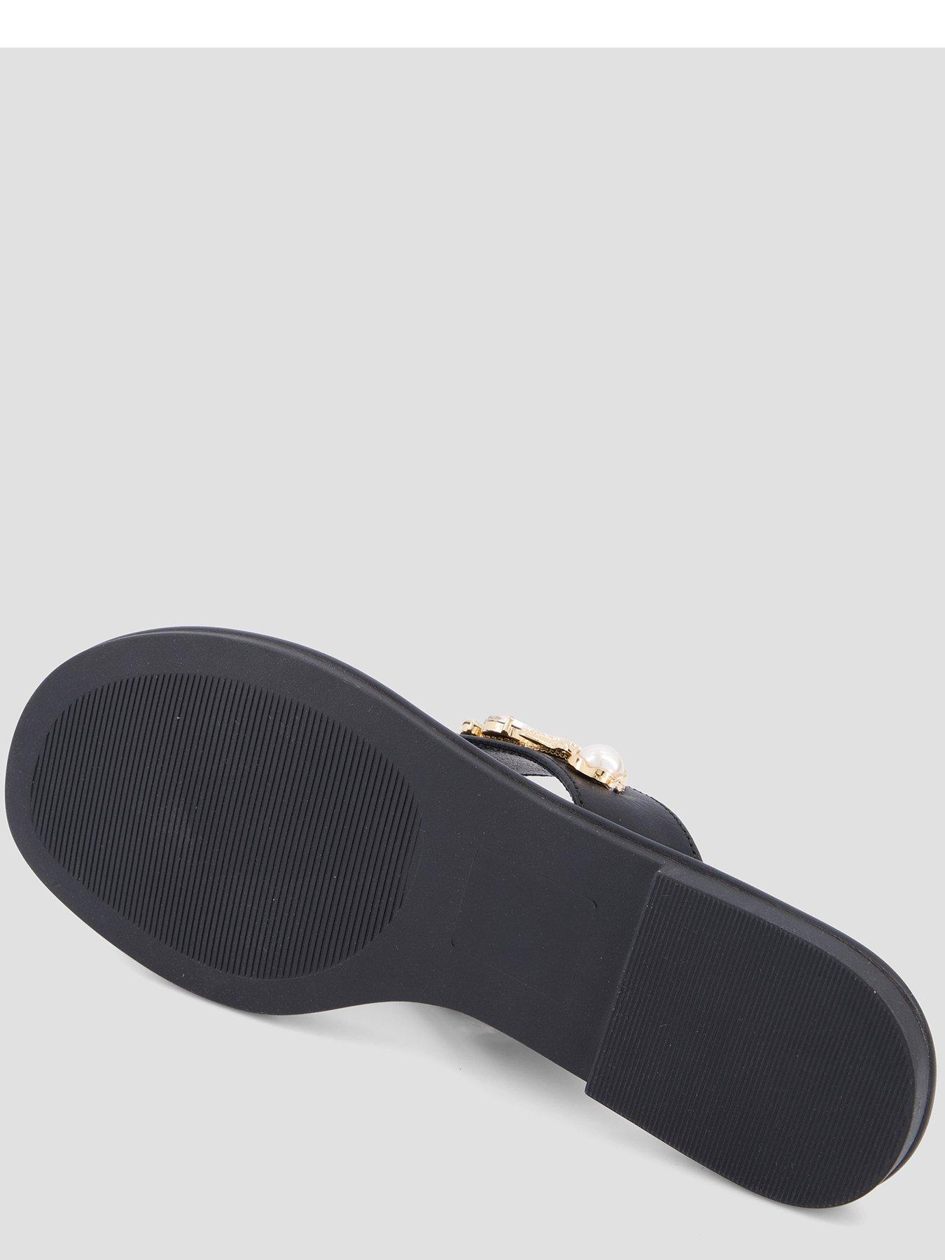 the-very-collection-embellished-toe-post-flat-sandals-blackdetail