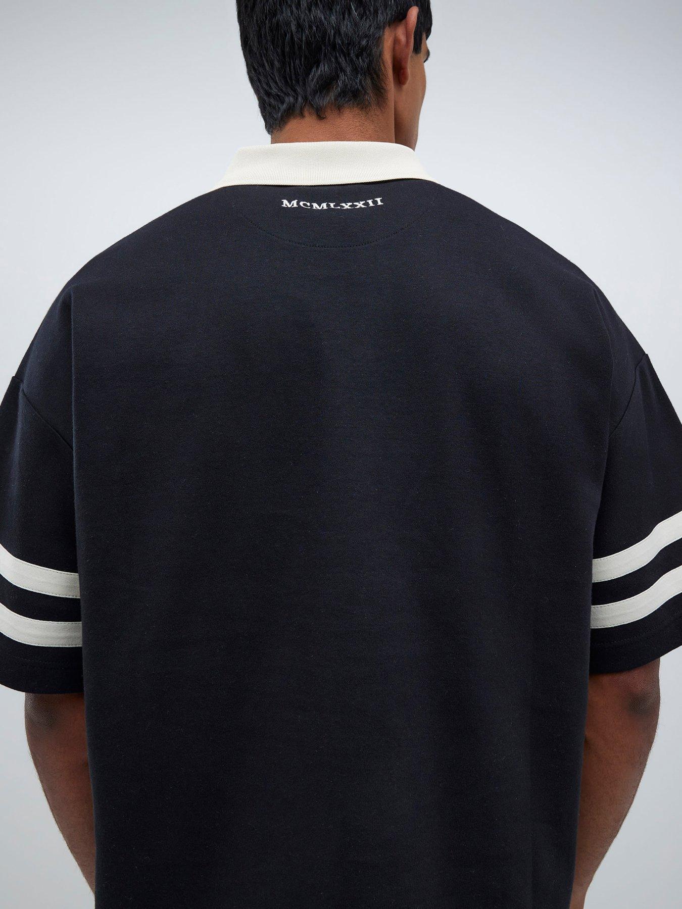 river-island-boxy-blocked-football-short-sleeve-polo-shirt-blackstillFront