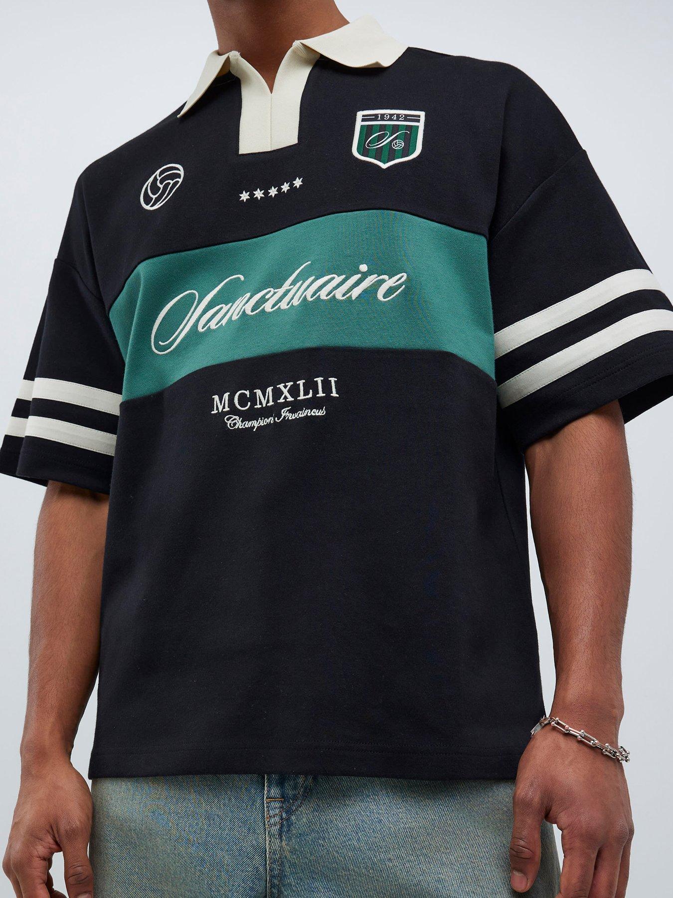 river-island-boxy-blocked-football-short-sleeve-polo-shirt-blackoutfit