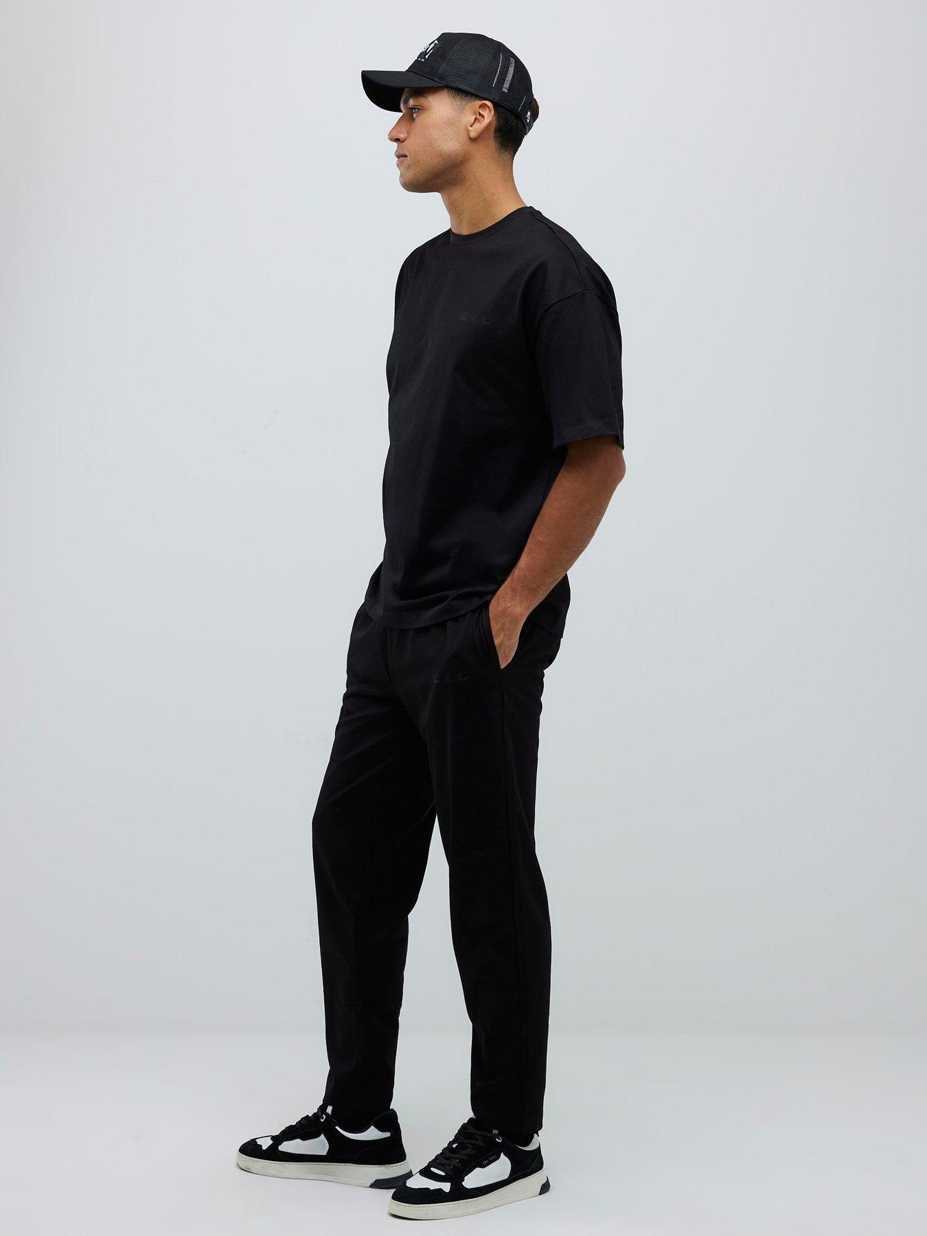 river-island-boxy-t-shirt-and-jogger-set-black