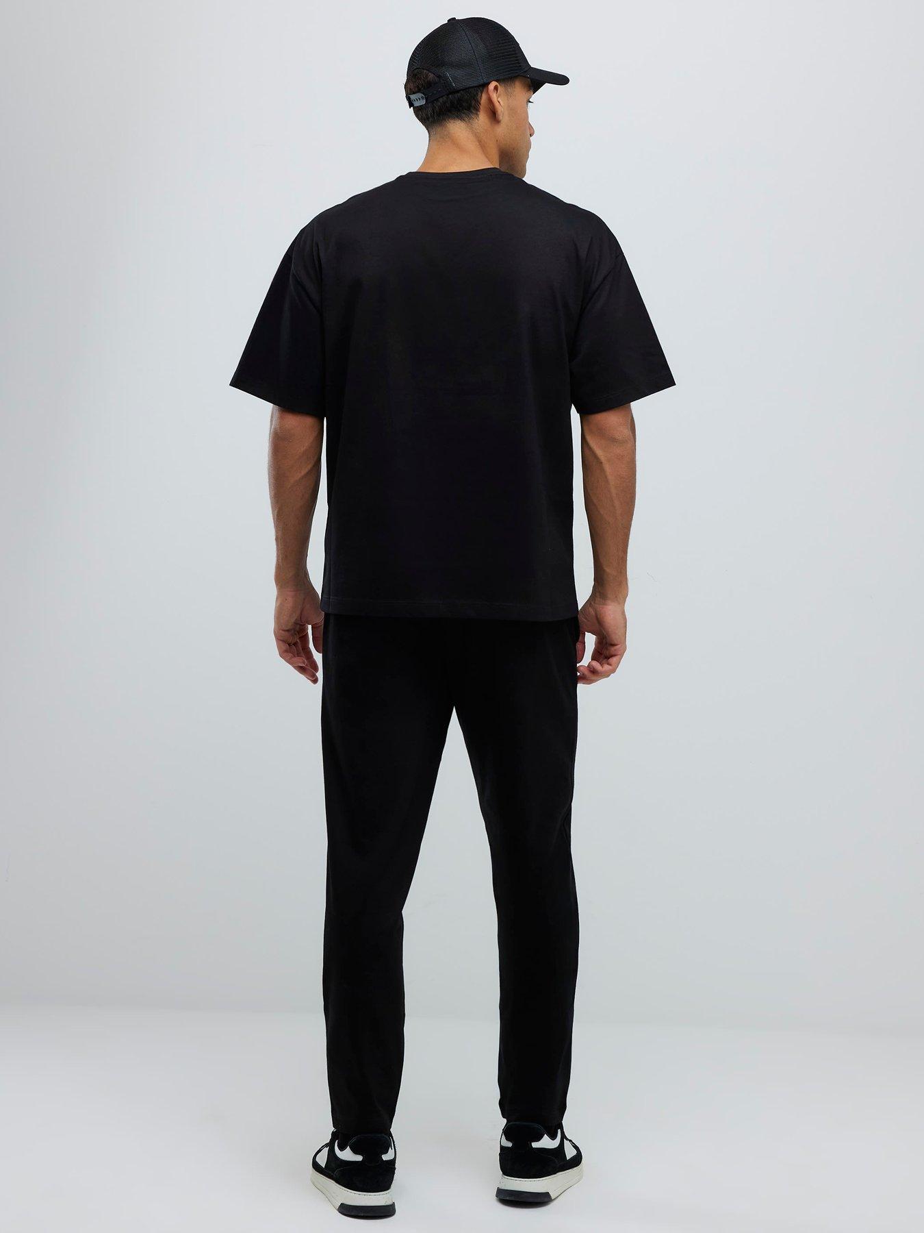 river-island-boxy-t-shirt-and-jogger-set-blackstillFront