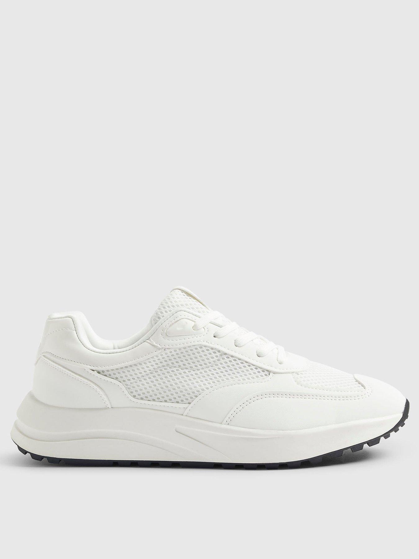 river-island-mixed-texture-trainer-whitestillFront
