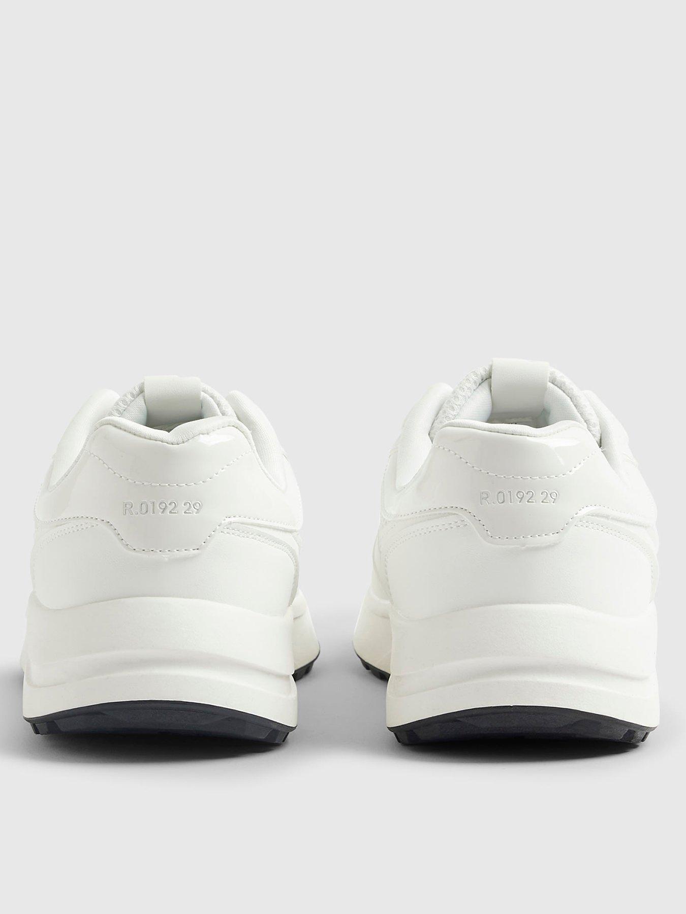 river-island-mixed-texture-trainer-whiteoutfit