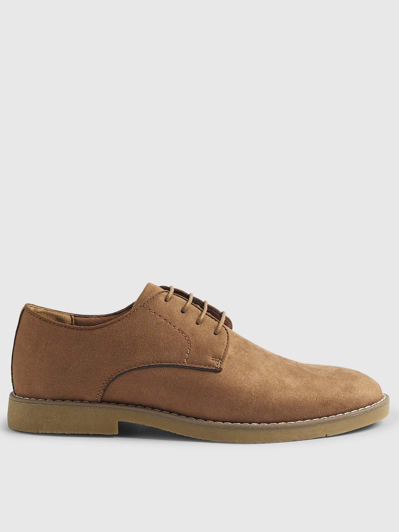 river-island-faux-suede-brogue-shoe-brown