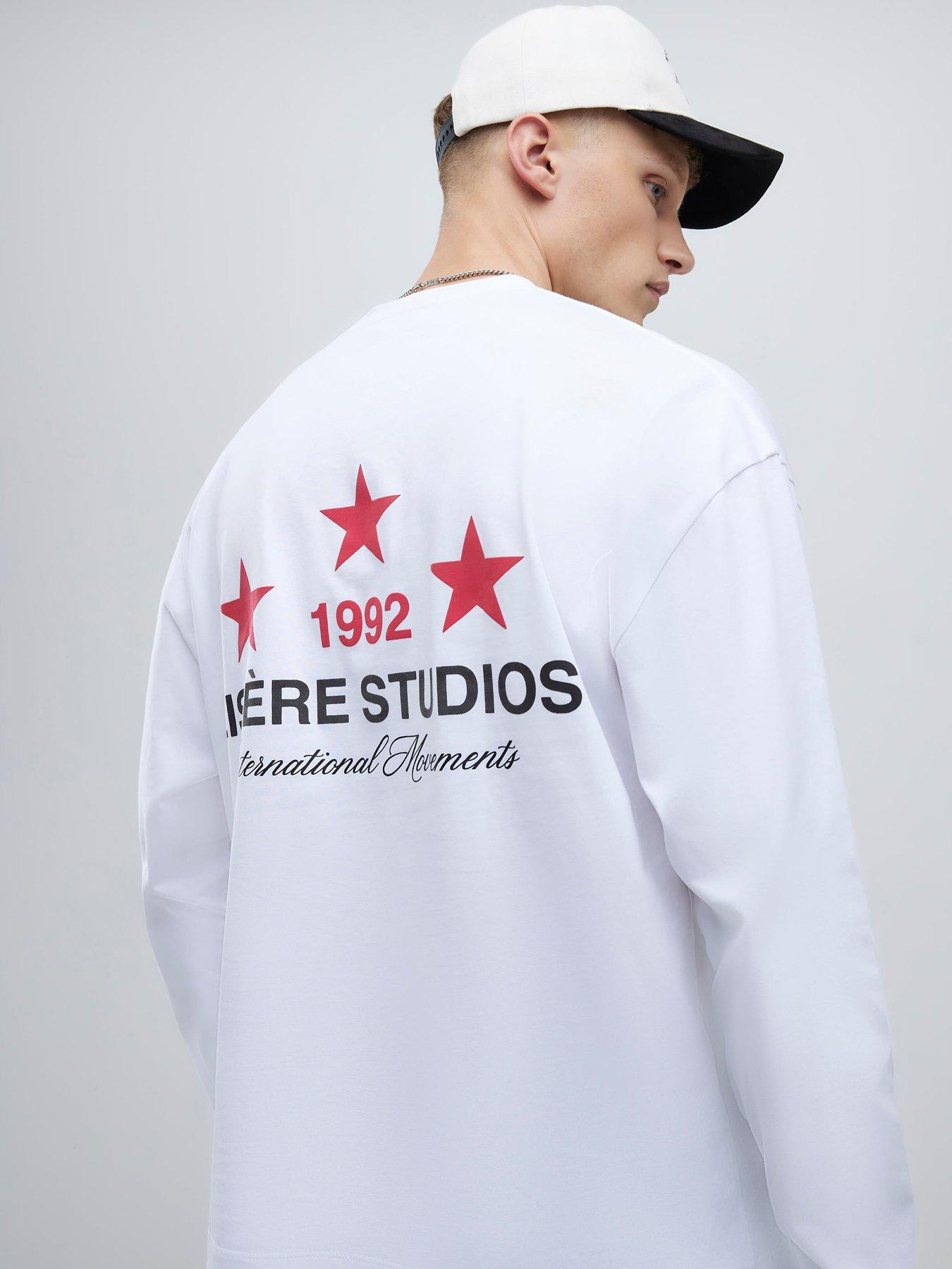 River Island Lisiere 1992 Long Sleeve T-Shirt - White