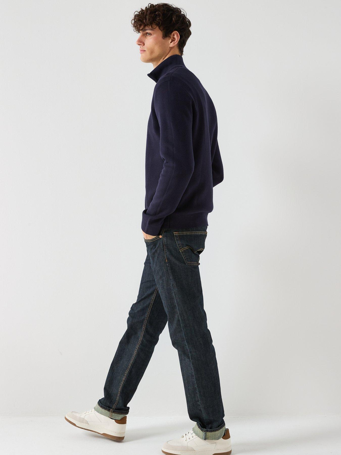 jack-jones-knitted-quarter-zip-jumper-bluedetail