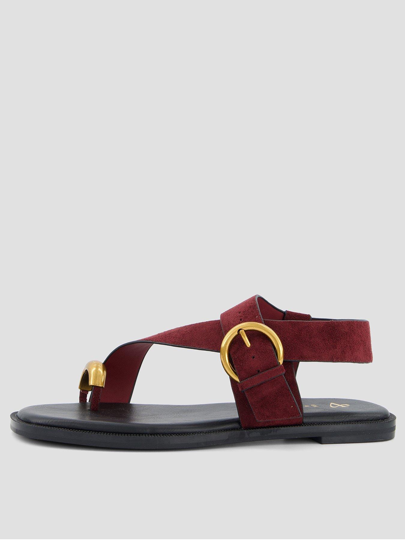 Image 1 of 7 of The Very Collection Flat Sandal With Toe Ring