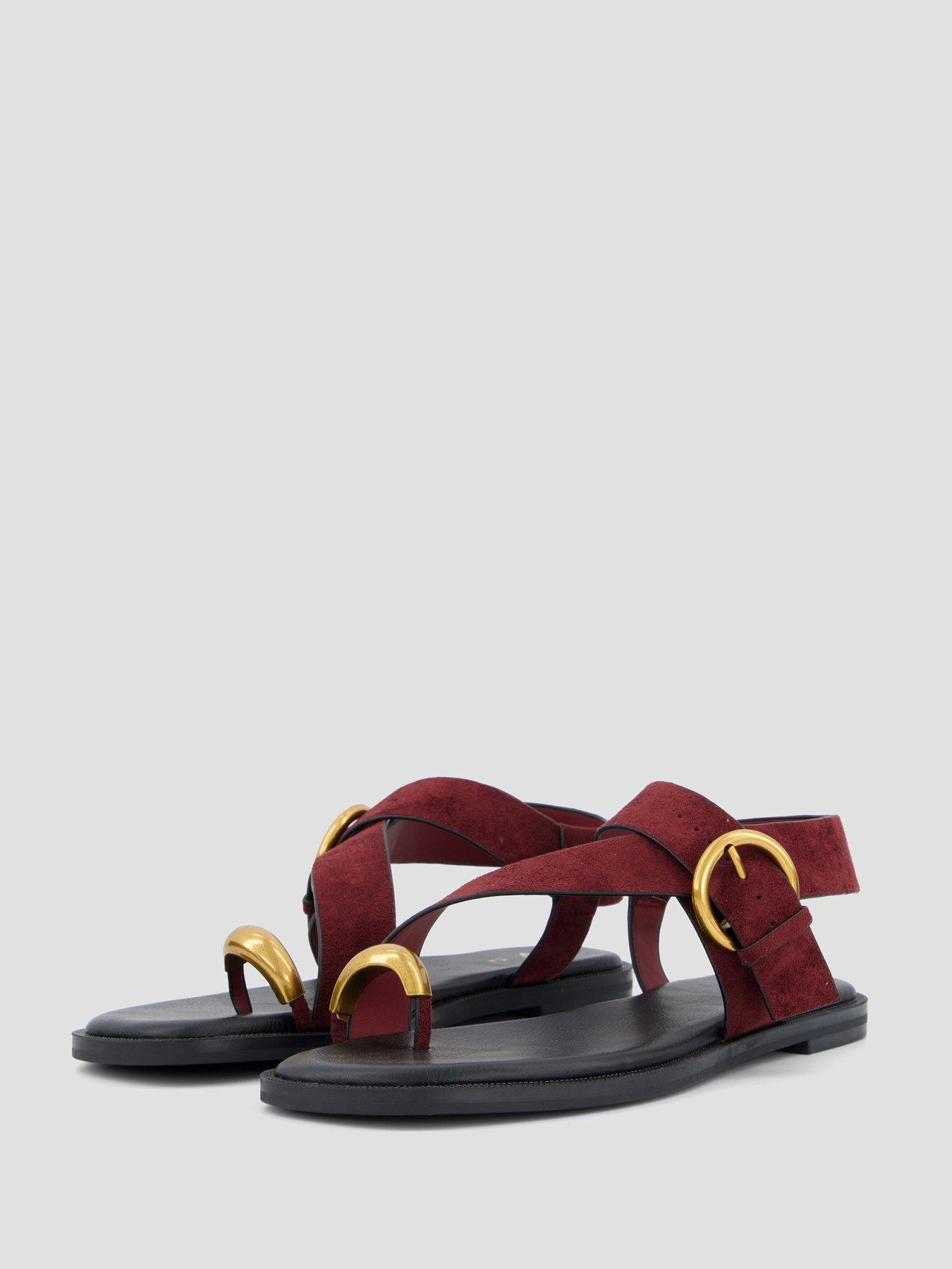 Image 6 of 7 of The Very Collection Flat Sandal With Toe Ring