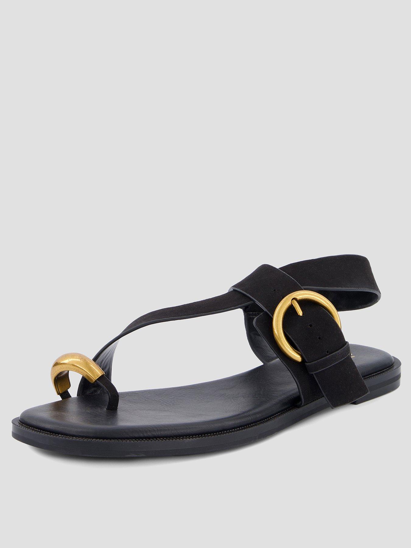 Image 2 of 7 of The Very Collection Flat Sandal With Toe Ring