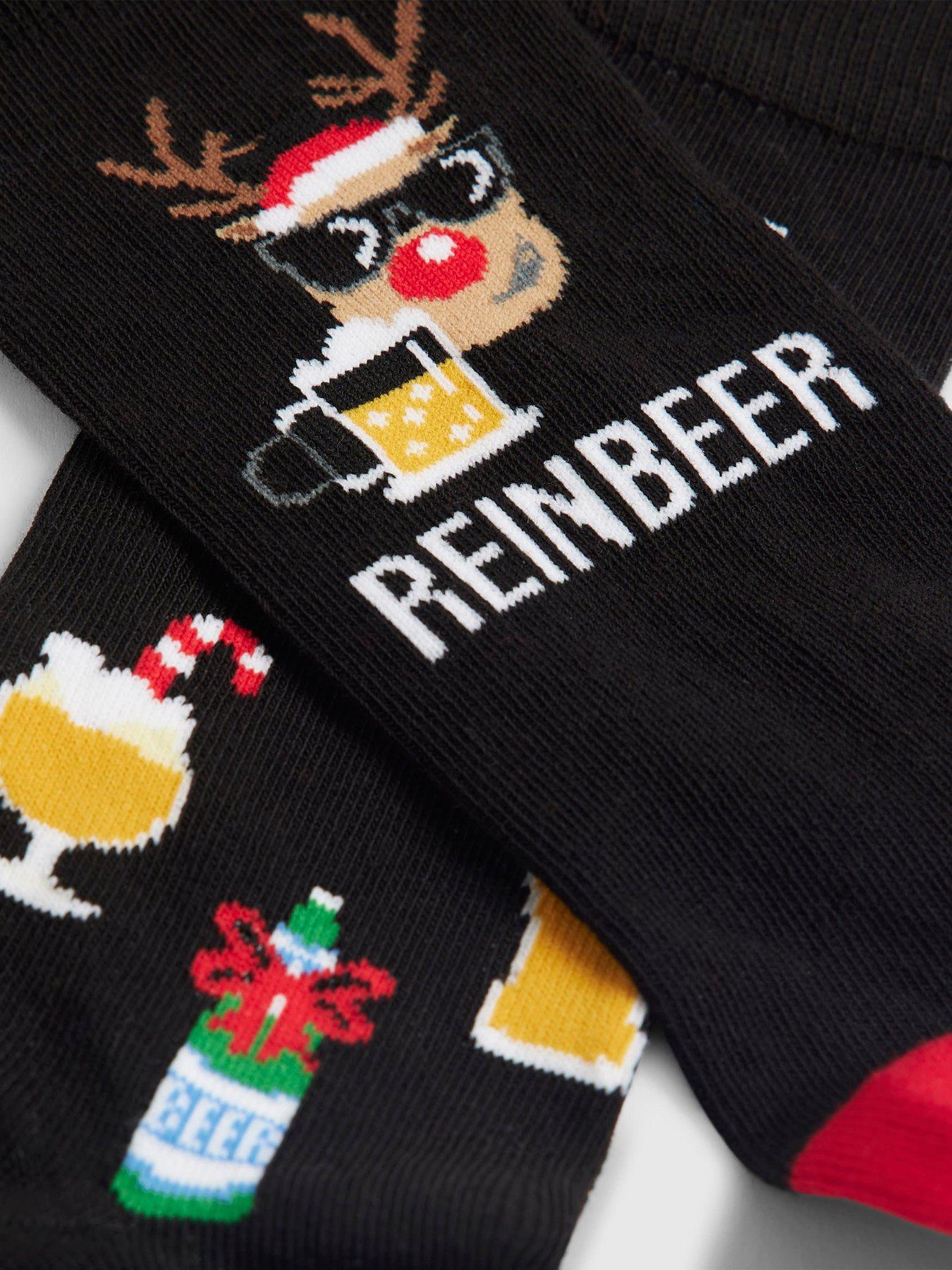 river-island-2-pack-christmas-reindeer-crew-socks-blackback