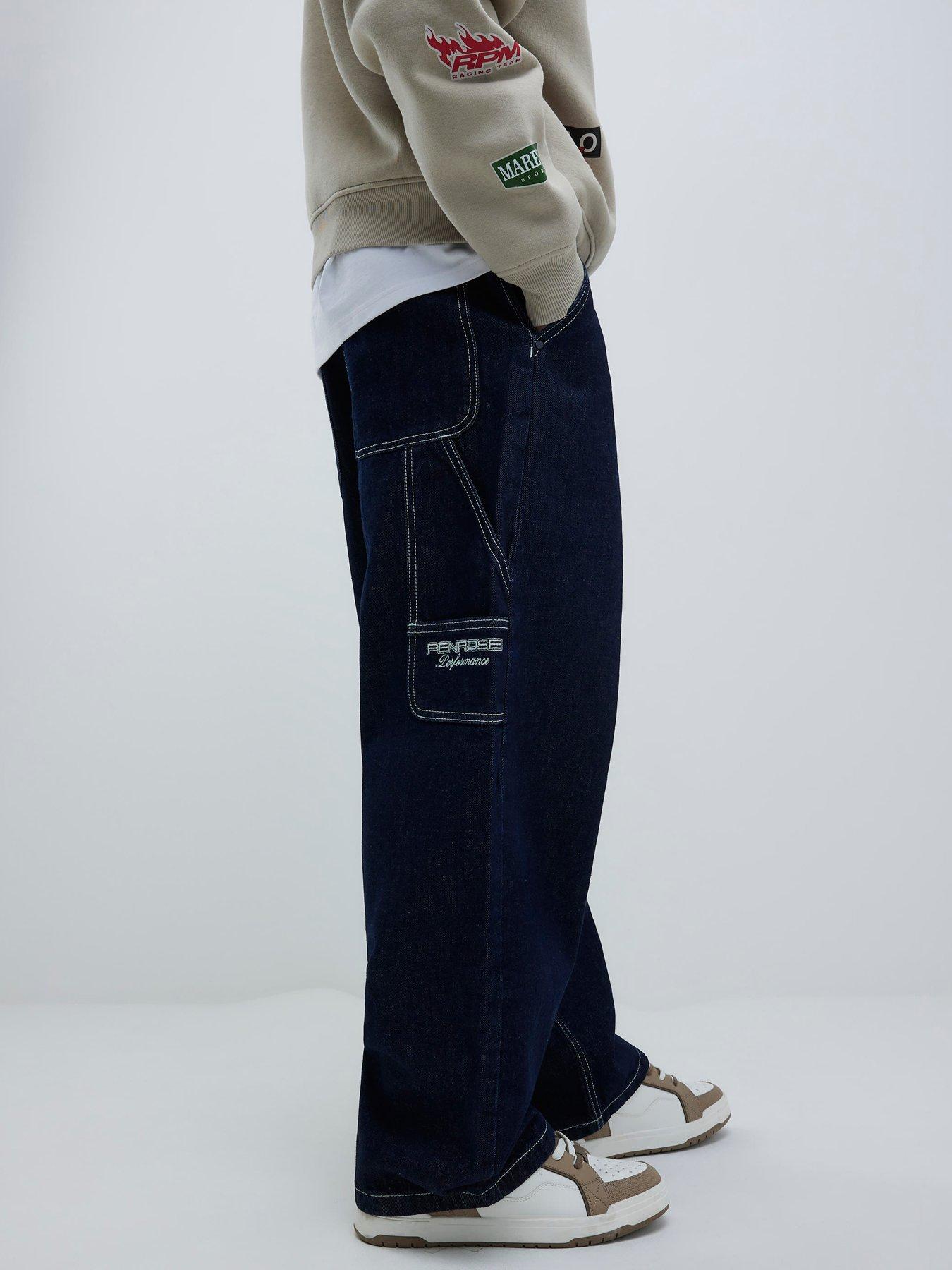 river-island-dark-montano-baggy-carpenter-jeans-blueoutfit