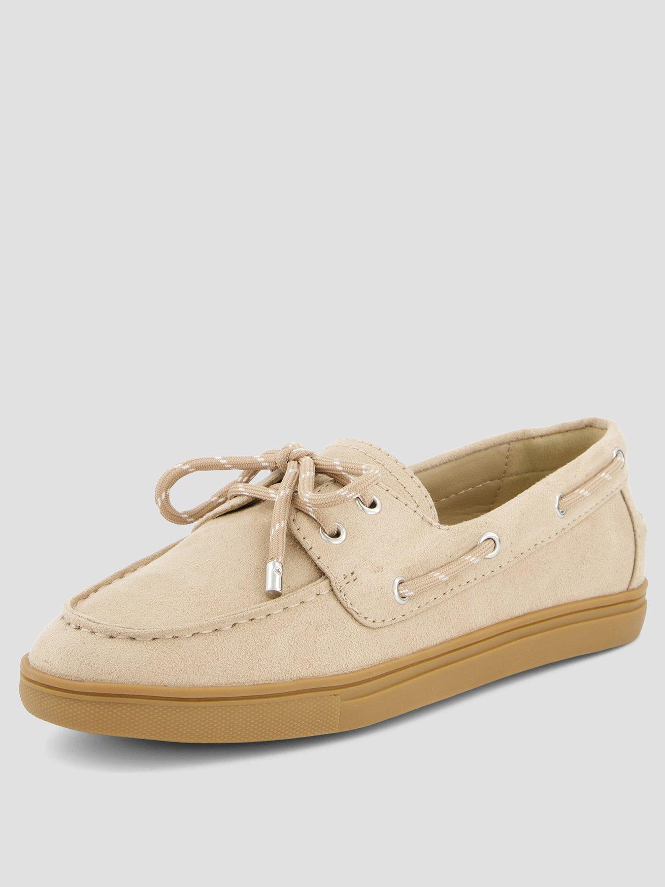 Image 2 of 7 of The Very Collection Boat Shoe - Tan
