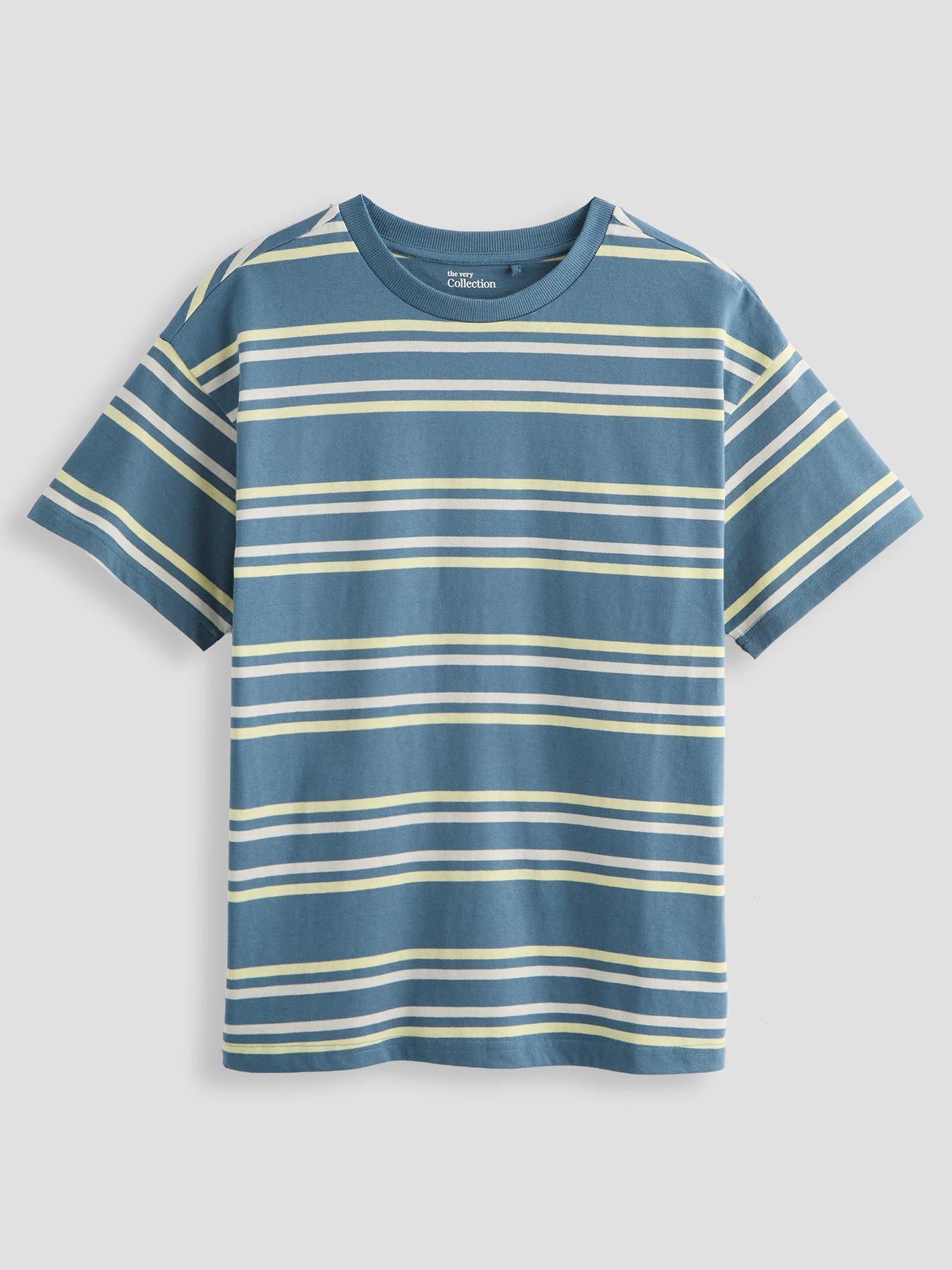 the-very-collection-boys-5-pack-stripe-detail-tshirtback