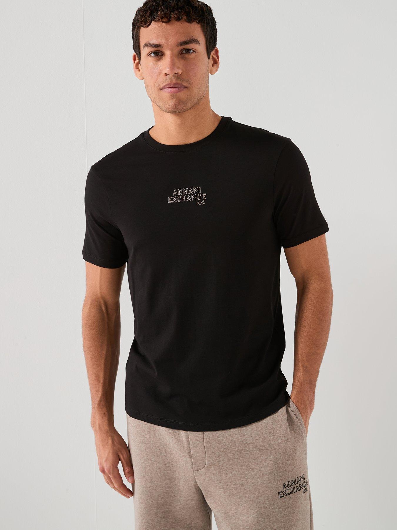 armani-exchange-logo-t-shirt-black
