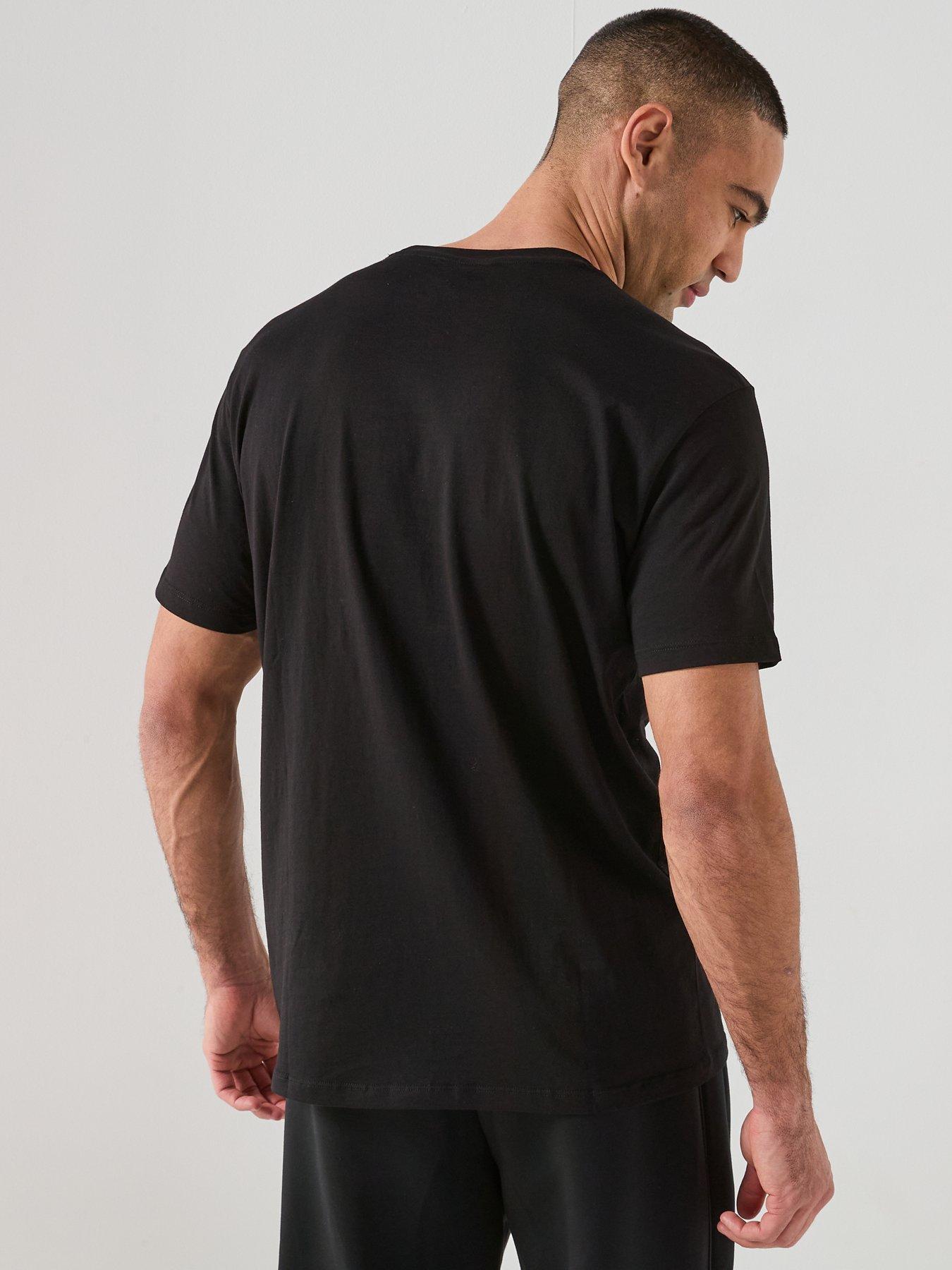 armani-exchange-gold-badge-logo-t-shirt-blackstillFront