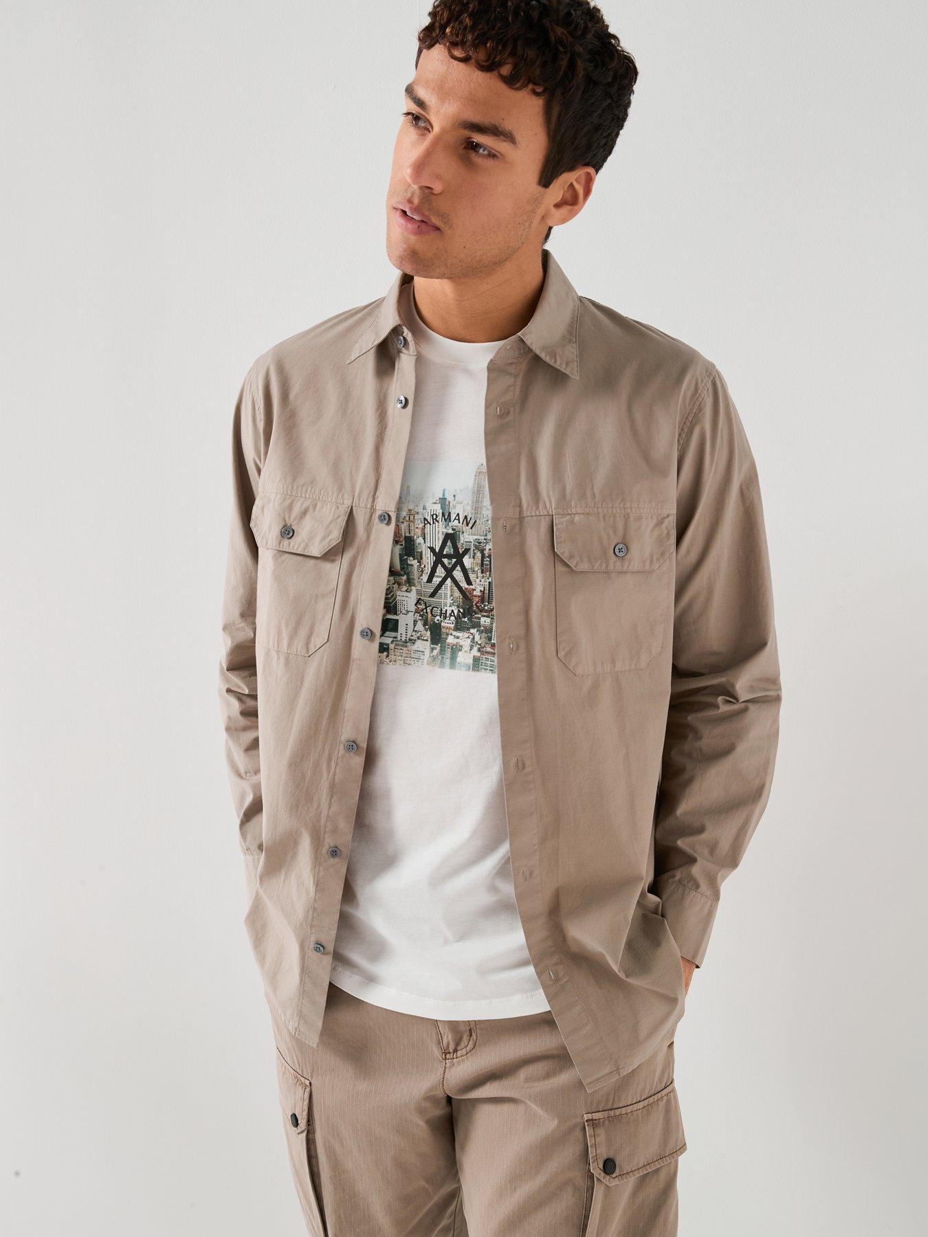 armani-exchange-rip-stop-chest-pocket-overshirt-natural