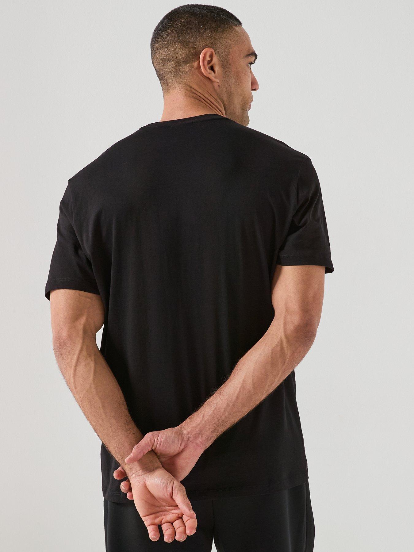 armani-exchange-gold-pixel-logo-t-shirt-blackstillFront