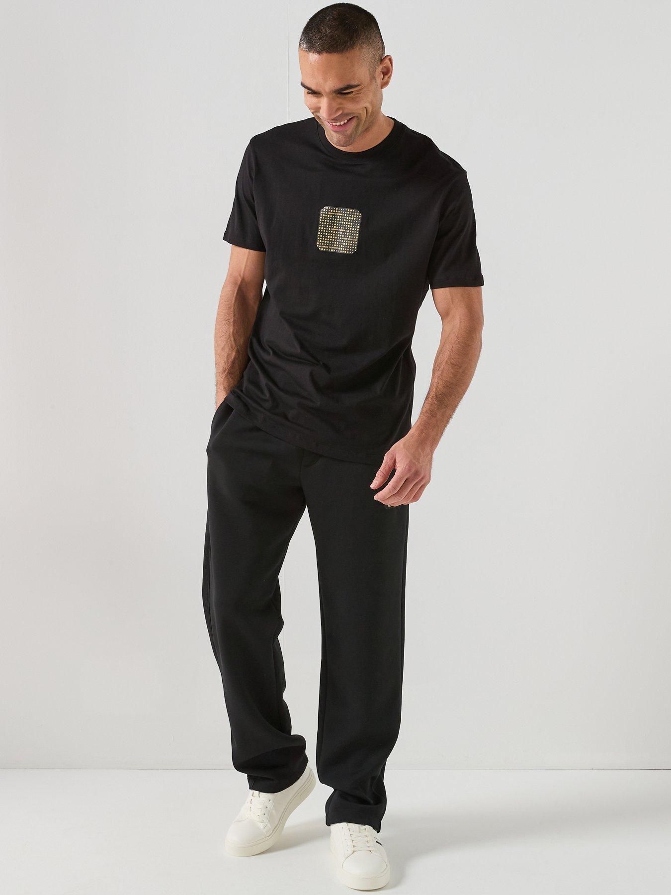 armani-exchange-gold-pixel-logo-t-shirt-blackback