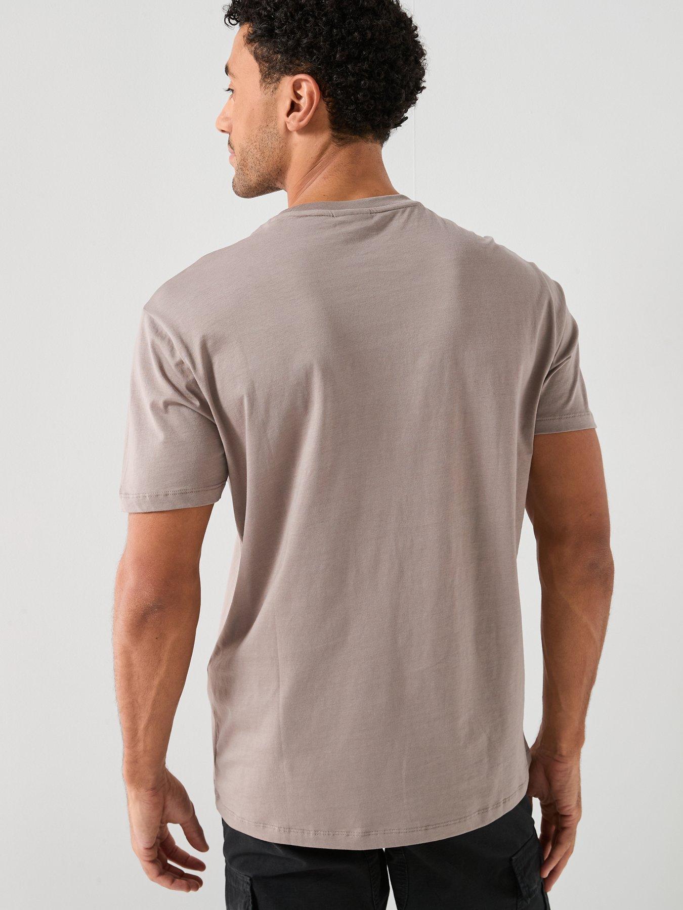 armani-exchange-chest-stripe-t-shirt-light-brownstillFront