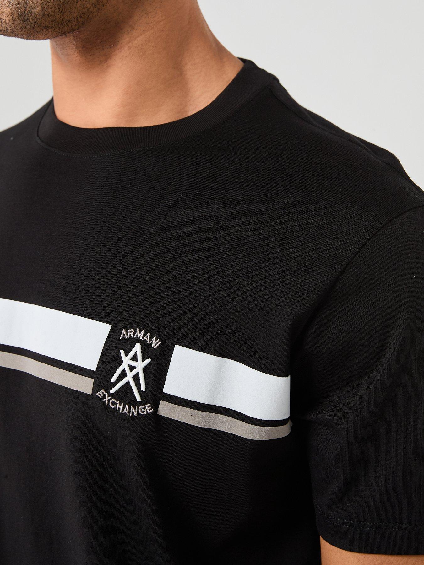 armani-exchange-chest-stripe-t-shirt-blackoutfit