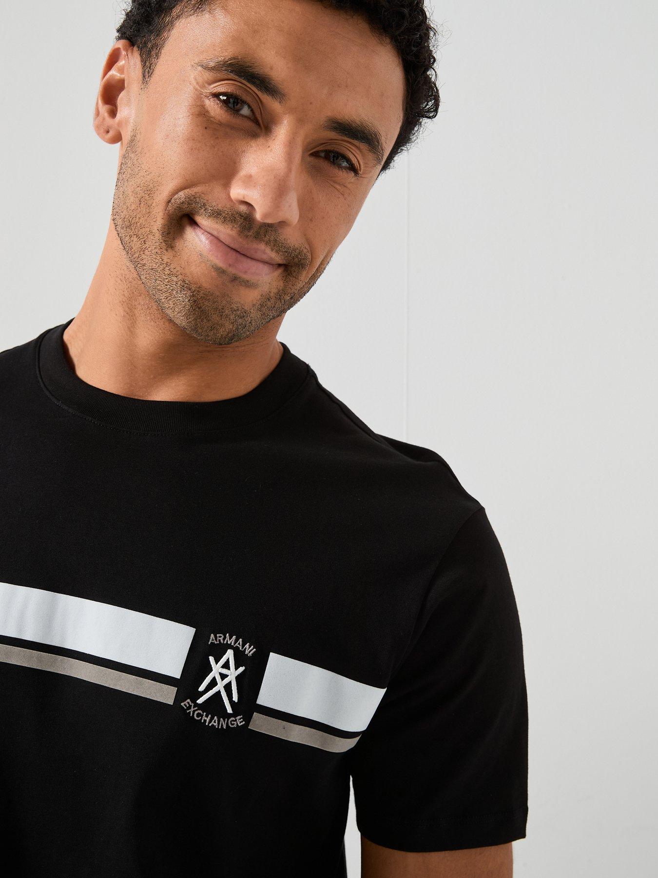 armani-exchange-chest-stripe-t-shirt-blackdetail