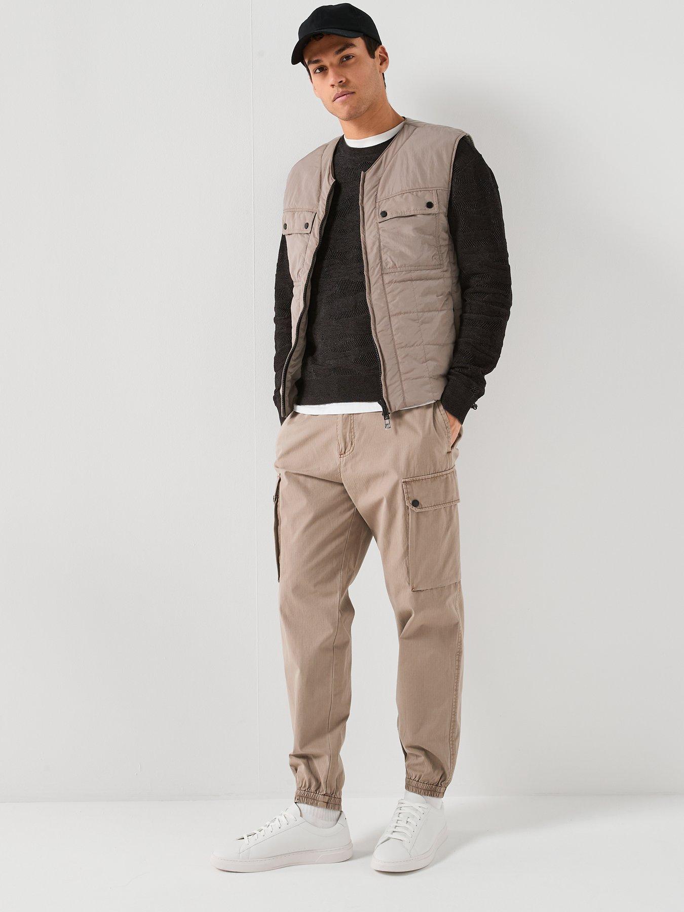 armani-exchange-ripstop-cargo-pants-naturalback