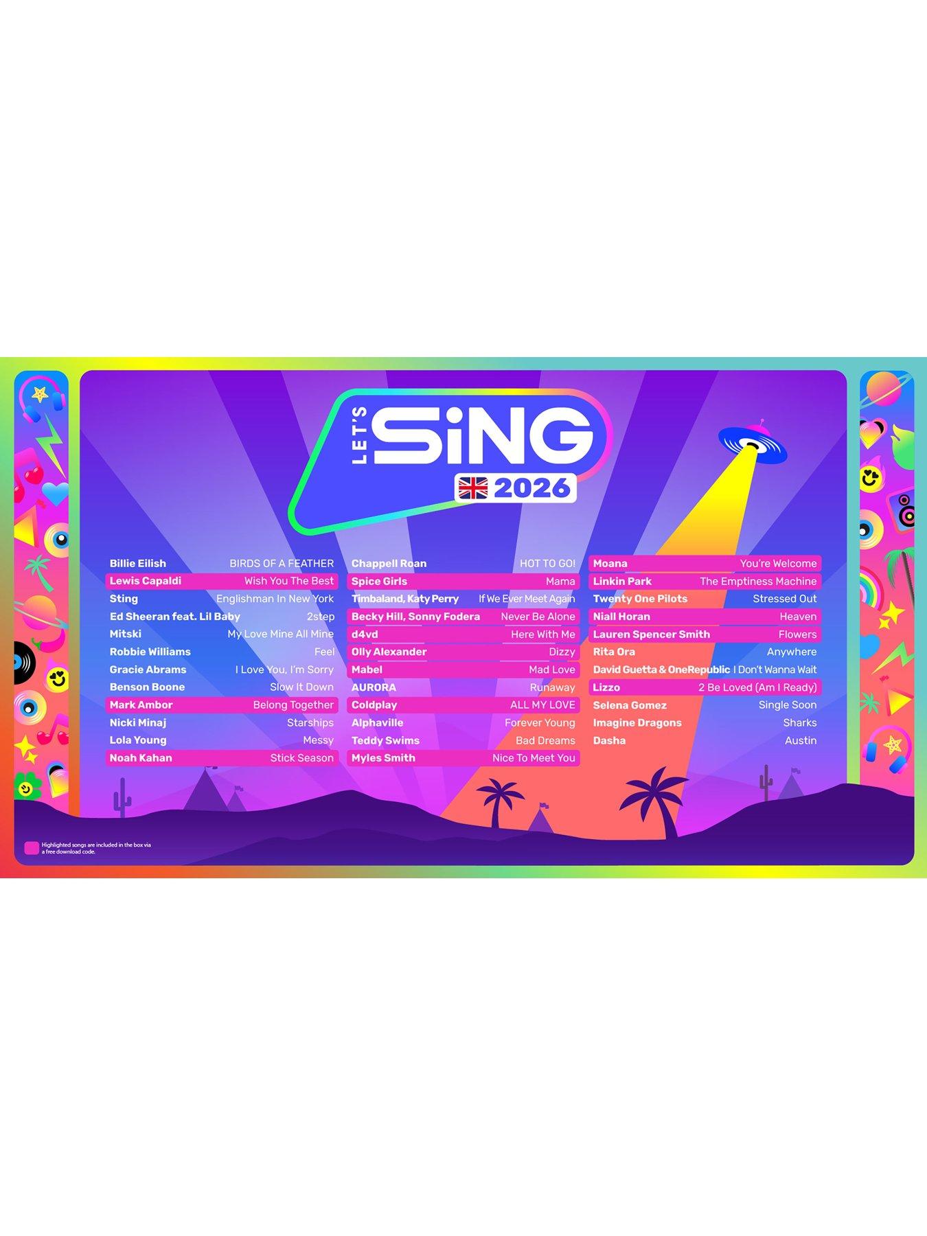 Image 5 of 5 of Nintendo Let's Sing 2026 - 2-Mic for Nintendo Switch