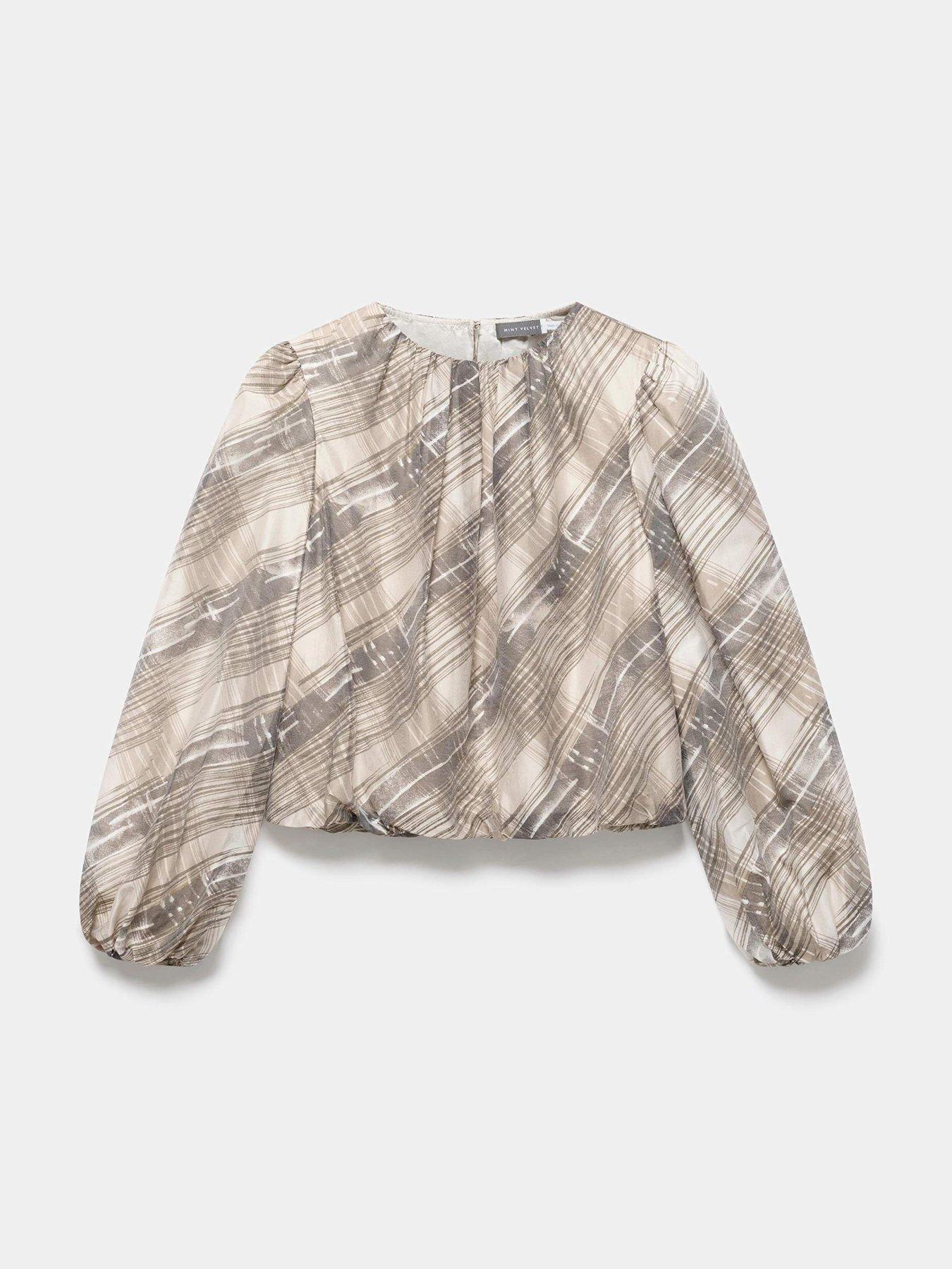 mint-velvet-neutral-check-print-top-browndetail