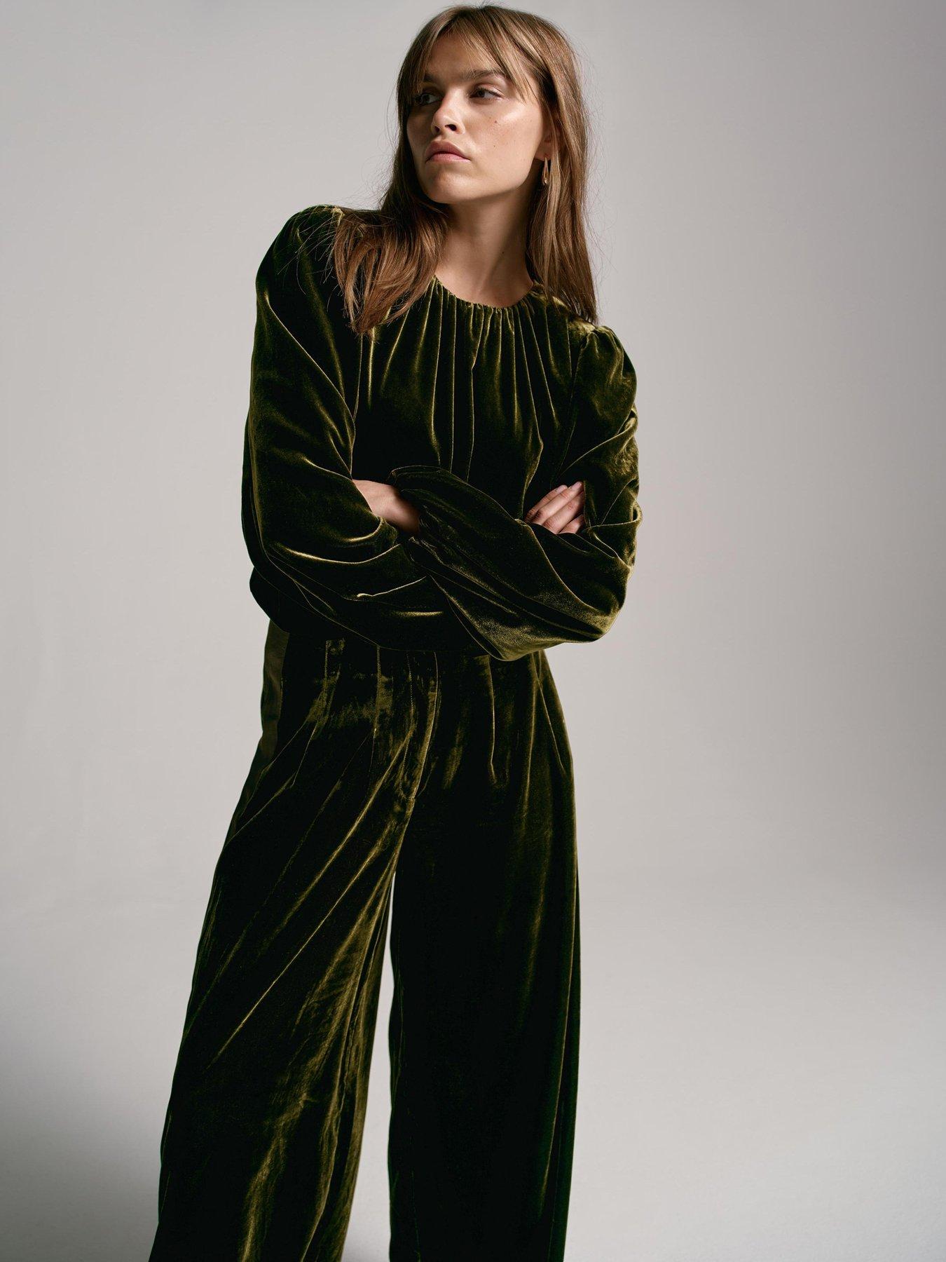 mint-velvet-bubble-top-greenstillFront