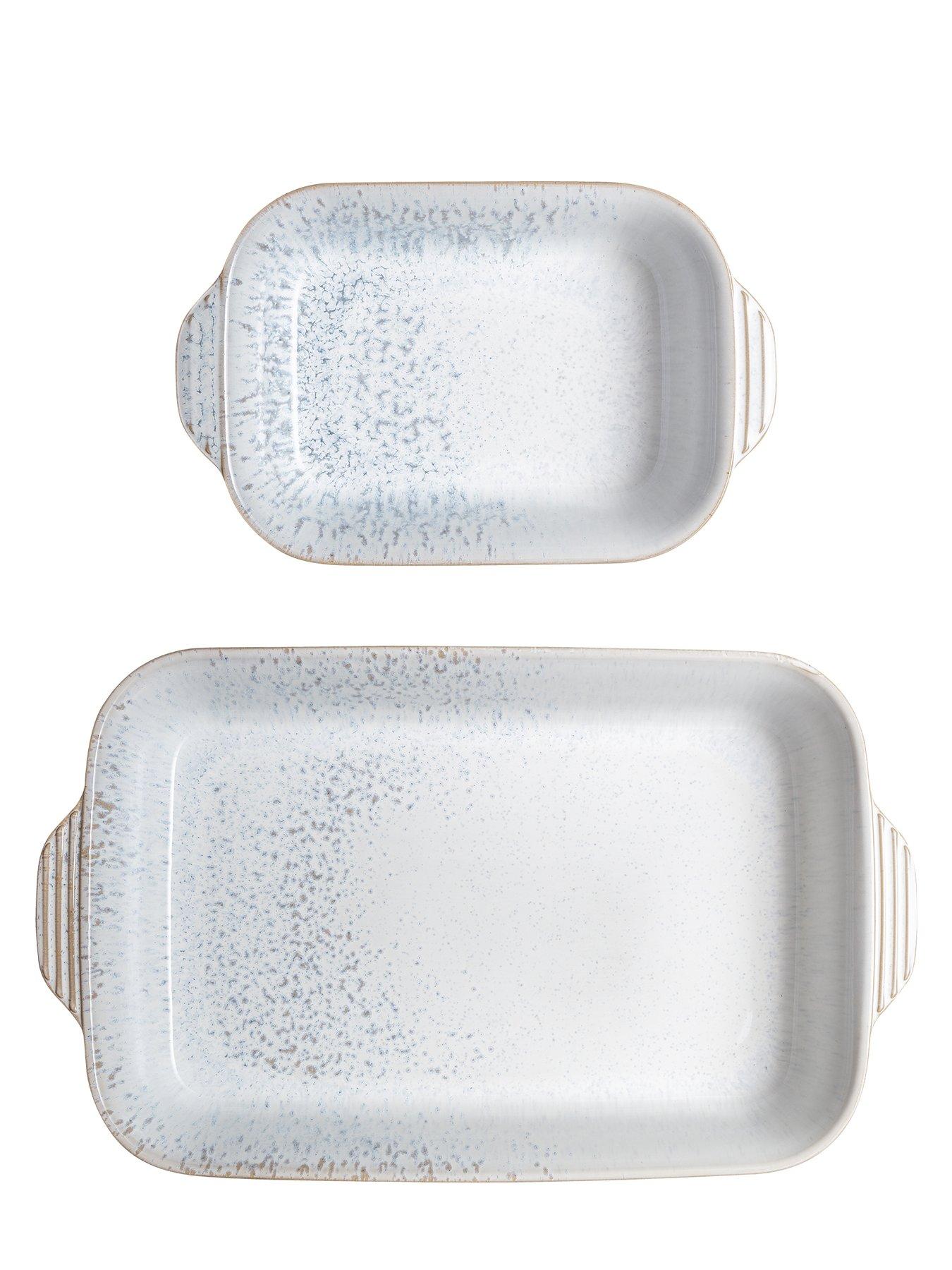 Image 3 of 7 of Denby Denby Kiln Small &amp; Large Rectangular Oven Dish Set