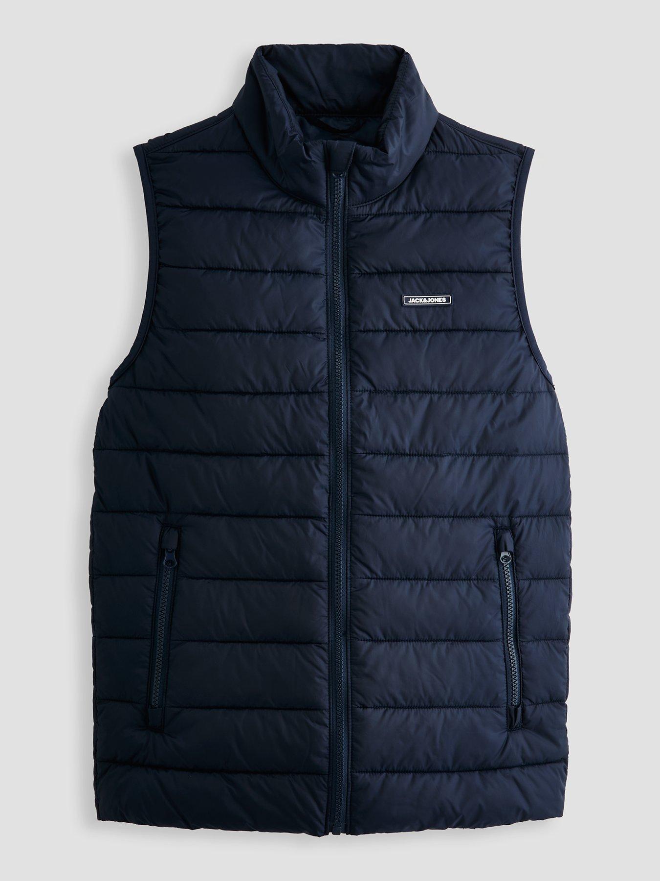 Image 1 of 4 of Jack & Jones Junior Boys Louis Lightweight Gilet - Navy