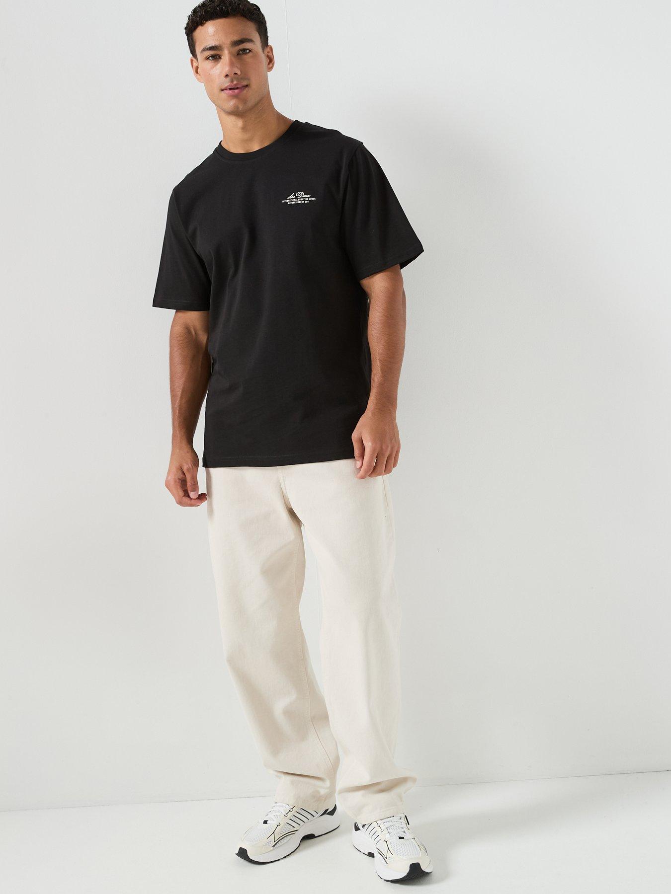 les-deux-ben-globe-back-graphic-regular-fit-t-shirt-blackback