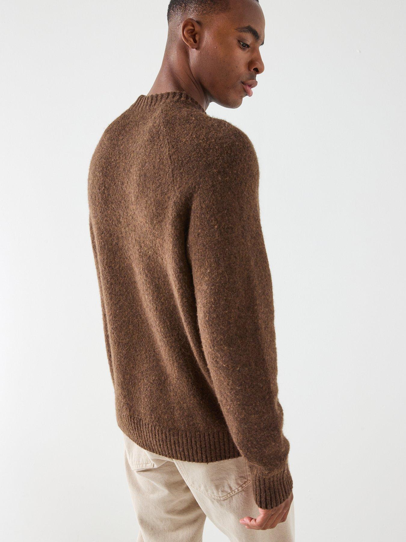 les-deux-gilbert-heavyweight-knitted-jumper-brownstillFront