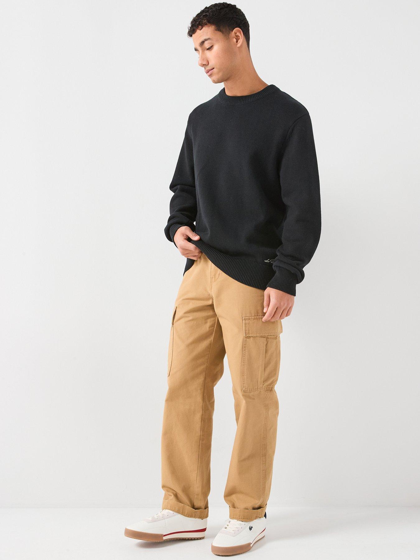 les-deux-gary-globe-back-logo-knitted-jumper-blackback