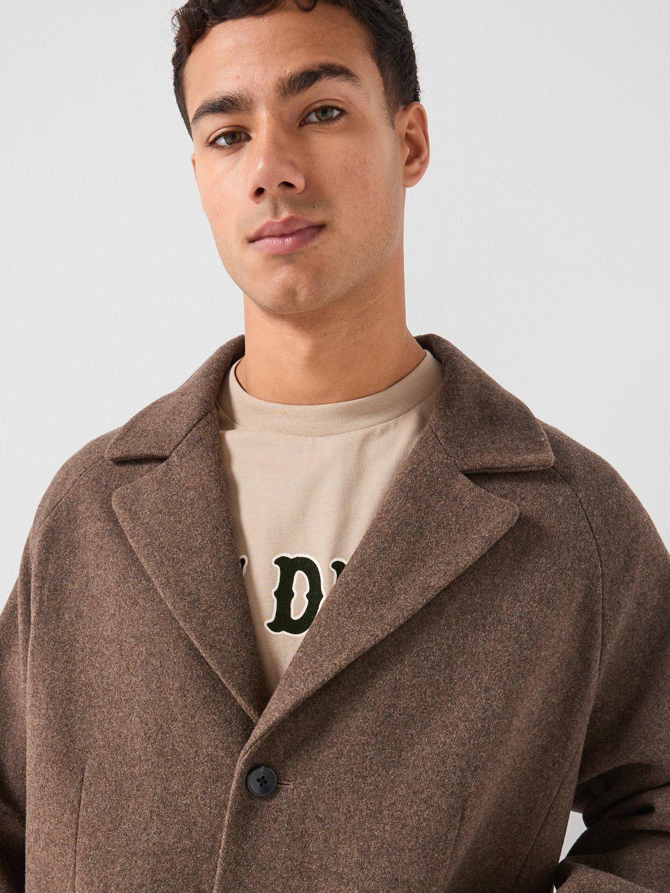 les-deux-nicko-melange-wool-overcoat-brownoutfit