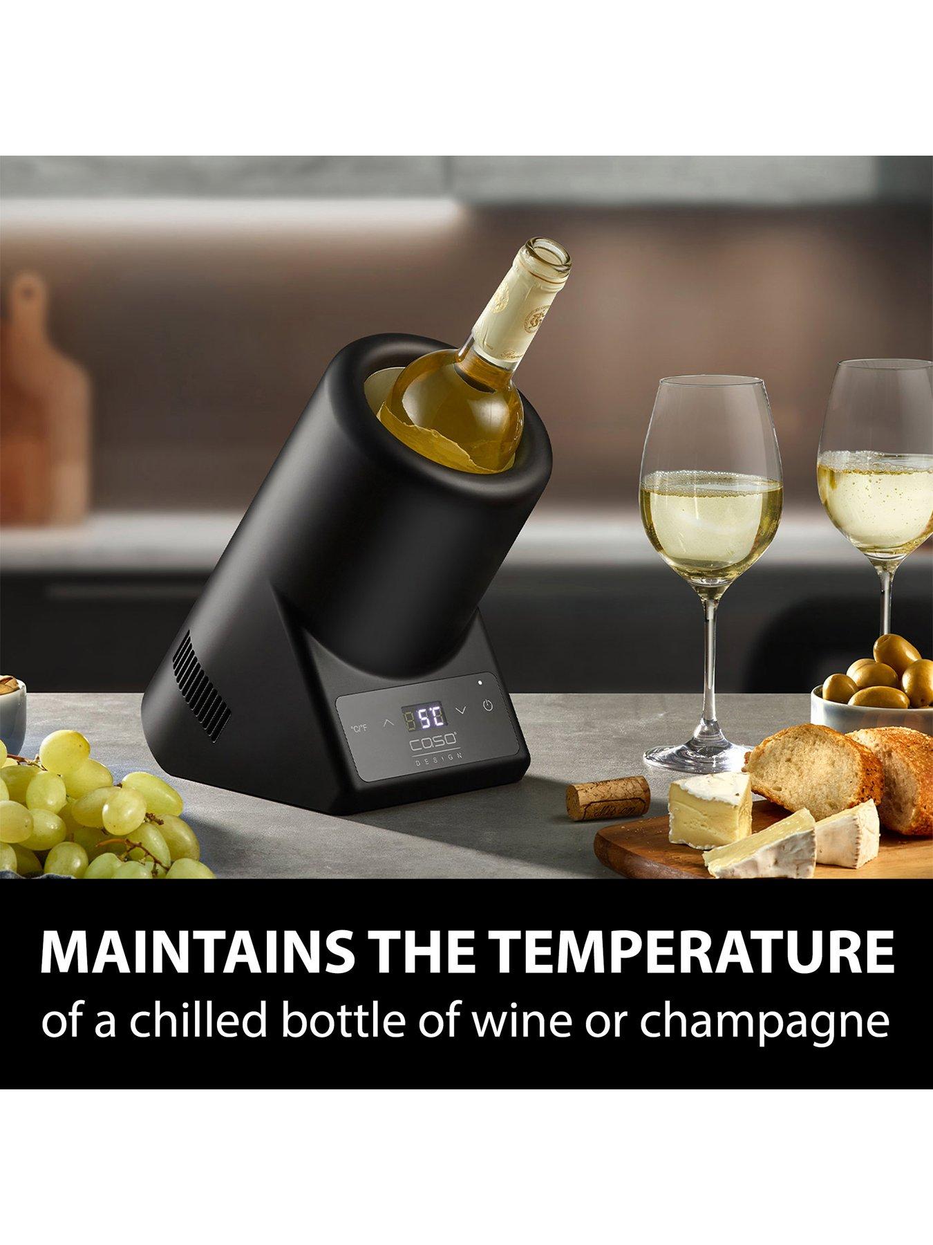 Image 3 of 7 of Caso Design VinoCase Tabletop Wine Cooler -&nbsp;Black