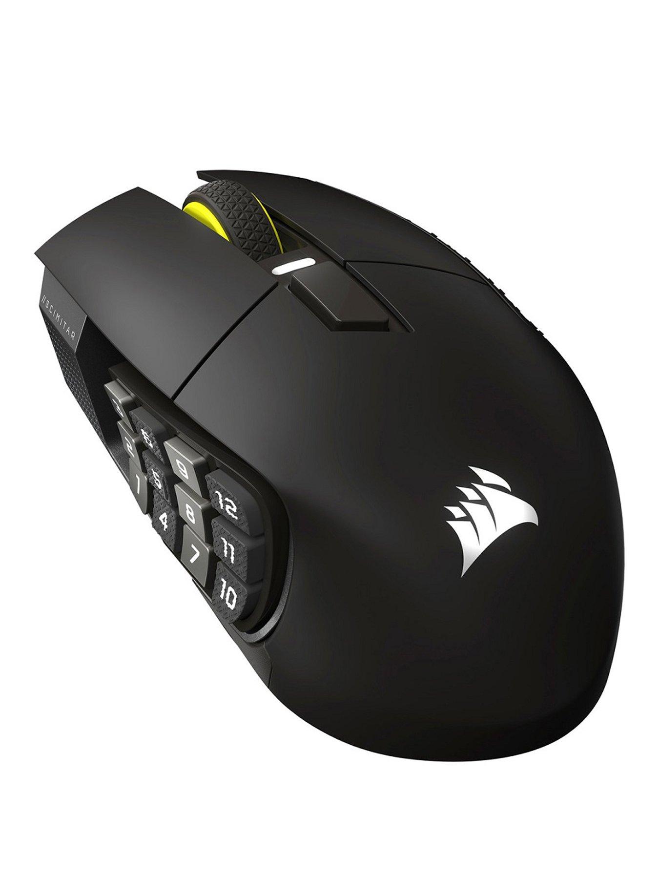Image 1 of 7 of CORSAIR SCIMITAR ELITE WIRELESS SE MMO Gaming Mouse, Gun Metal