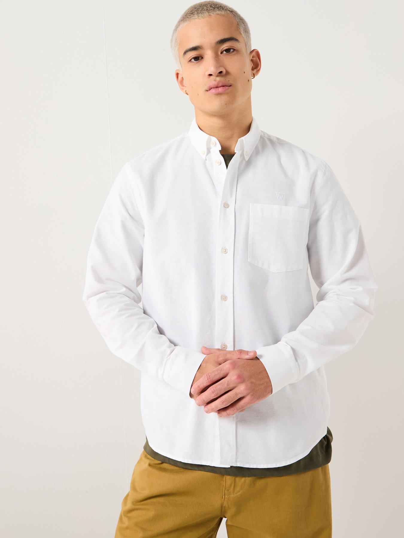 double-a-by-wood-wood-adam-long-sleeve-plain-cotton-shirt-white